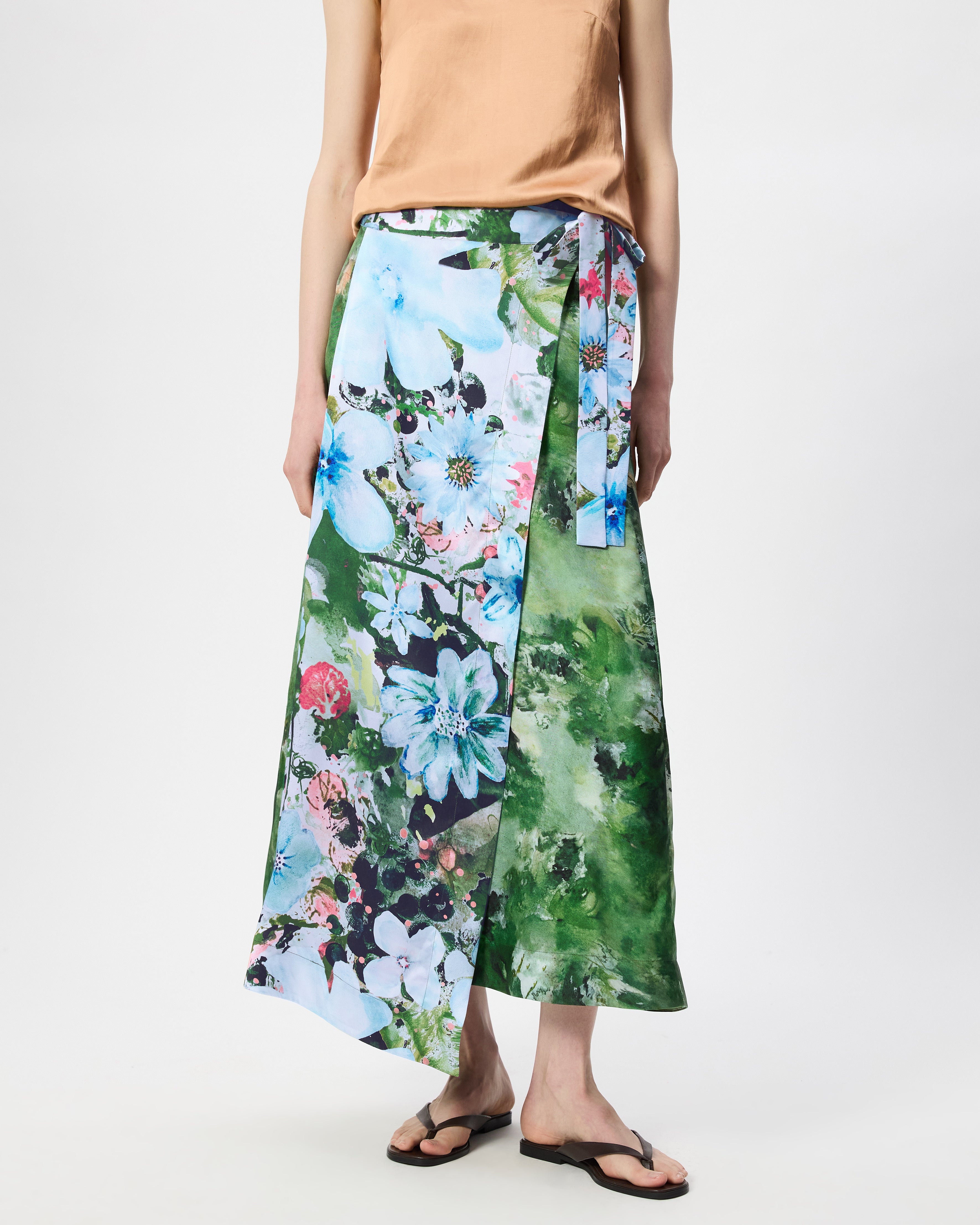Silk Wrap Skirt - Pardis & Verdant – The Social Outfit