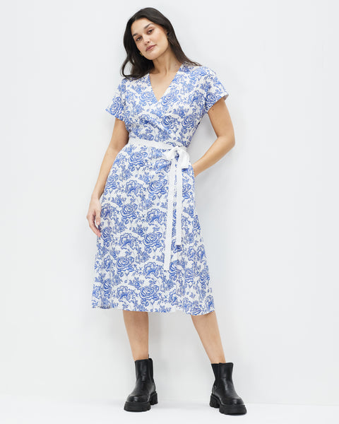 Summer Wrap Dress - Riviera  The Social Outfit