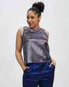 Model wears with Xanadu Silver Shell Top