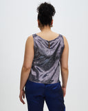 Model wears with Xanadu Silver Shell Top