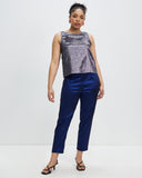 Model wears with Xanadu Silver Shell Top