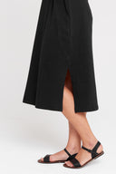 Dorsu Relaxed Tank Dress - Black