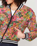 Silk Aviator Jacket - Fairfield Bloom