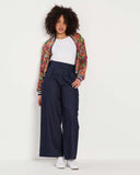 Silk Aviator Jacket - Fairfield Bloom