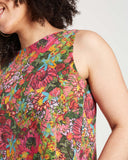 Silk Shell Top - Fairfield Bloom
