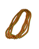 Saturn Silk Long Strand Necklace