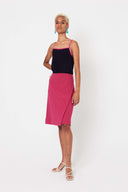 Silk Camisole - Pink Bind